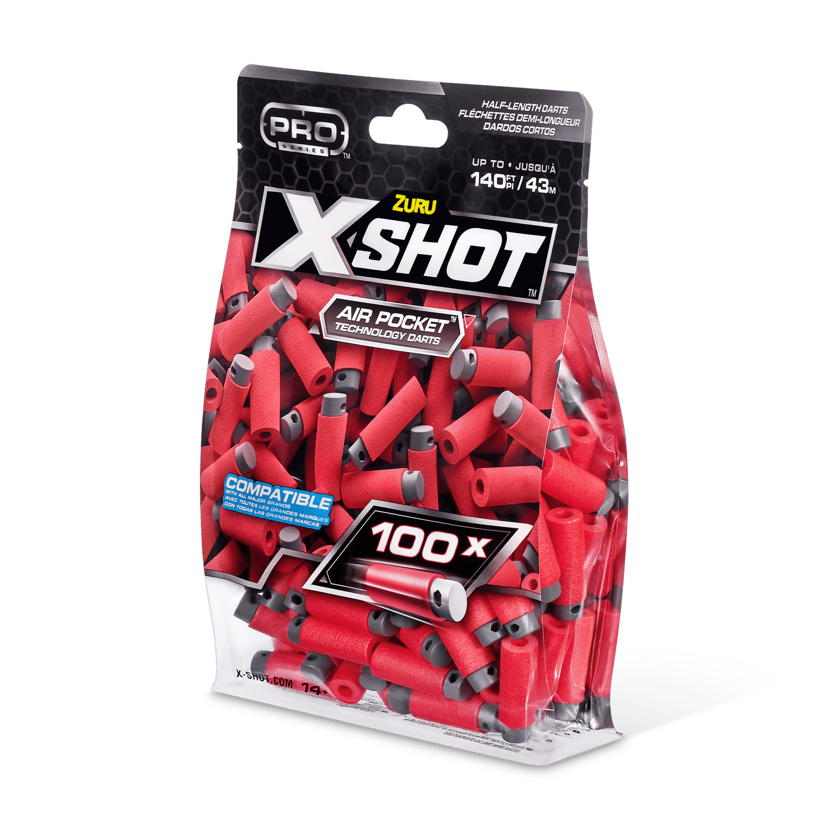 XSHOT RECARGAR DARDOS PRO SERIES X 100