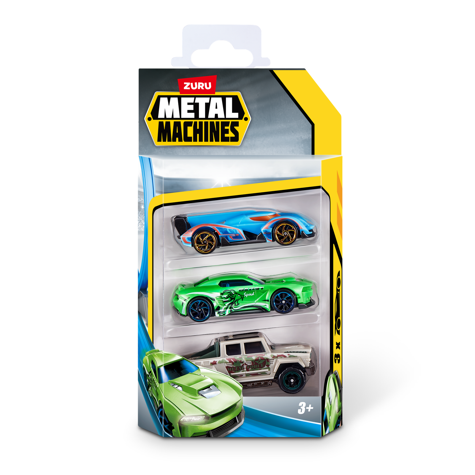 METAL MACHINES PACK X3 “QUICK SHIFT, WHITE FLAG & DUTY”