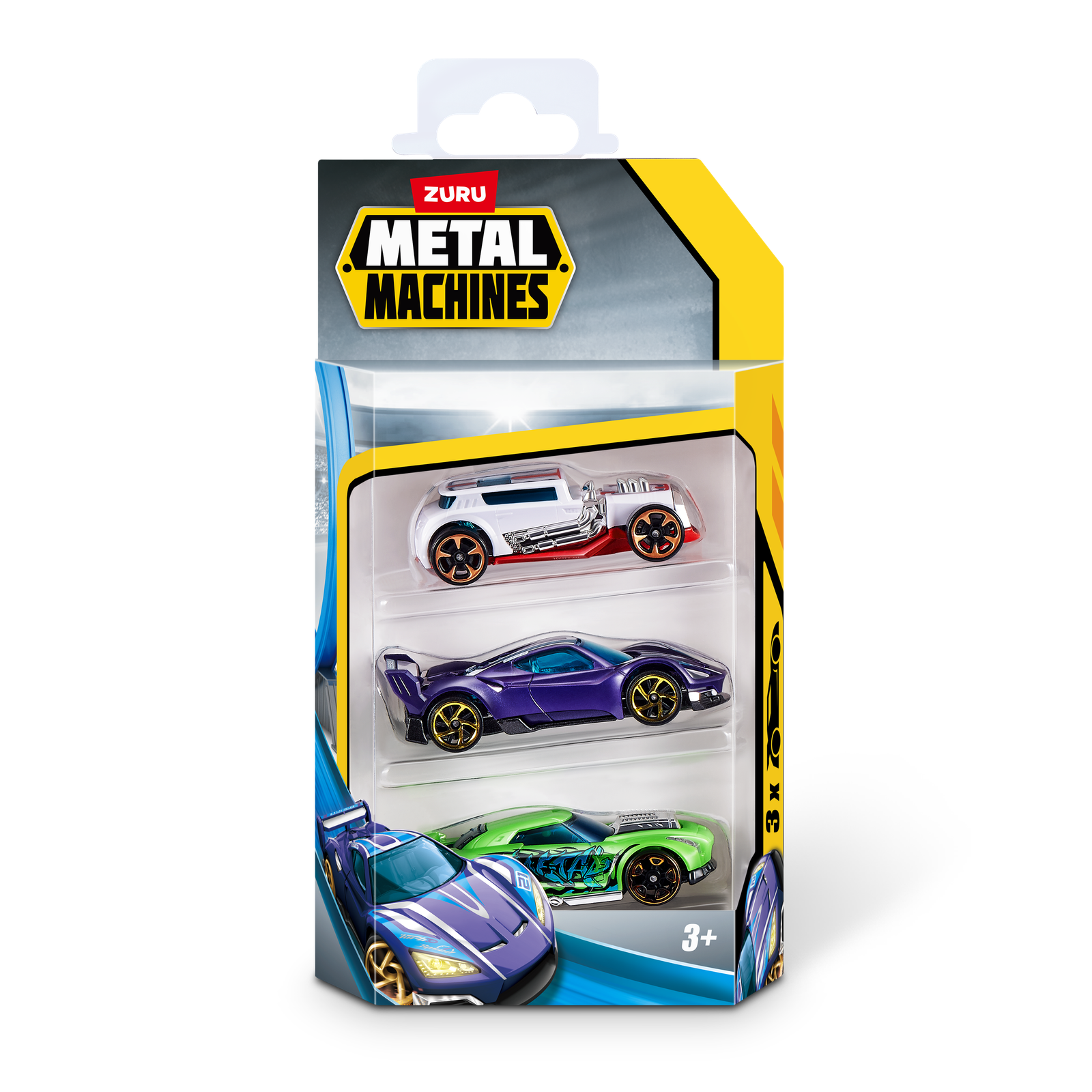 METAL MACHINES PACK X3 “NITRO RIDER, MADRUSH & SPECTER”