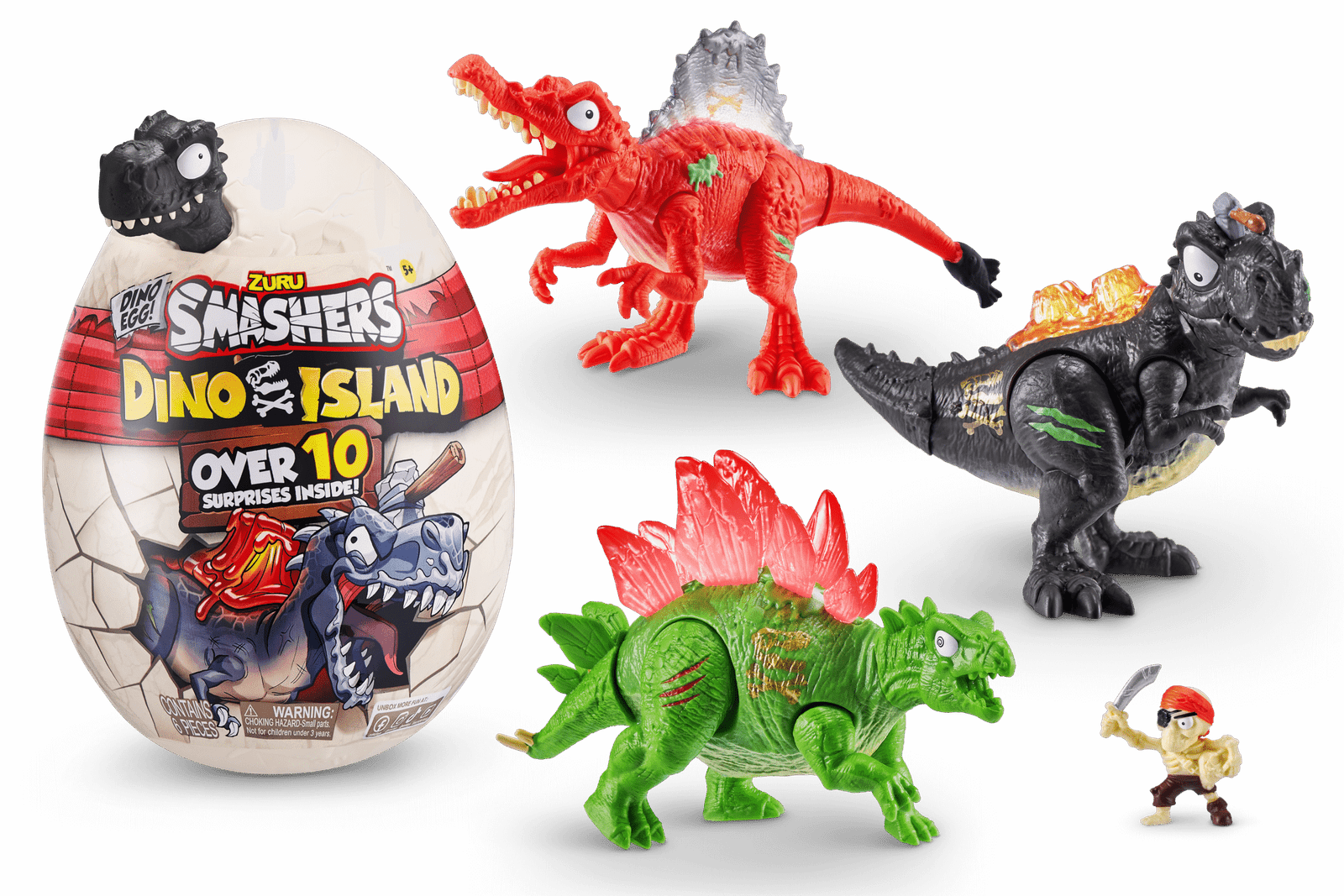 SMASHERS DINO ISLAND MINI EGG 8 SURPRISES - Image 2