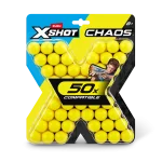 36327_XSHOT_DART BALL BLASTER-CHAOS 50 Dart Balls Refill Blister Card 8+_01