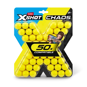 X-SHOT RECARGA CHAOS BALLS X 50