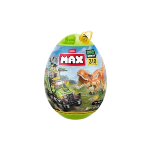 MAX DINO ADVENTURE EGG SET T-REX ATTACK 310 PIECES