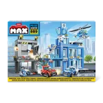 83162_MAX CITY INT _SERIES 1_889 BRICK BOX PLAYSET POLICE STATION_Frontal of Pack_01