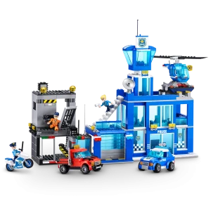 MAX CITY BOX PLAYSET POLICE HEADQUARTERS 889 PIECES