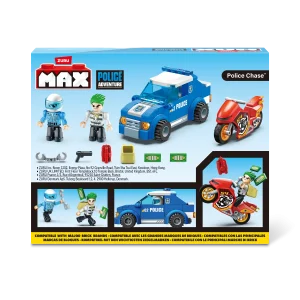 MAX CITY BOX PLAYSET POLICE CHASE 125 PIECES