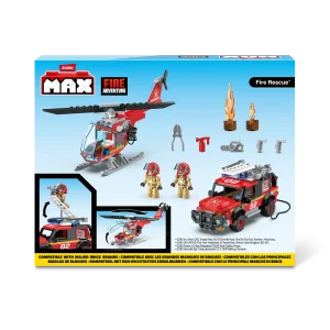 MAX CITY BOX PLAYSET FIRE RESCUE 265 PIECES