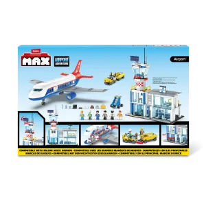 MAX CITY BOX PLAYSET AIRPORT 793 PIECES