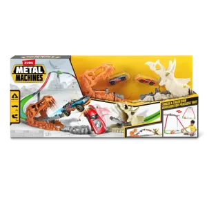 PISTA METAL MACHINES - SMASH & CRASH DINO (INCLUYE 2 AUTOS)