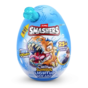SMASHERS DINO ICE AGE - EGG MEGA - BRILLA EN LA OSCURIDAD (4 SORPRESAS)