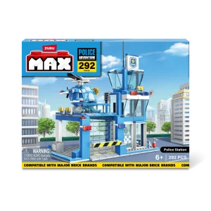 BLOQUES MAX -BOX - POLICE ADVENTURE STATION (292 PIEZAS)