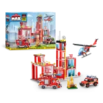 83171_MAX CITY US SERIES 1 916 BRICK BOX PLAYSET FIRE STATION CLOSE BOX_Angle_Ecommerce Hero 1