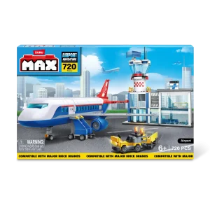 BLOQUES MAX - BOX - AIRPORT ADVENTURE (720 PIEZAS)